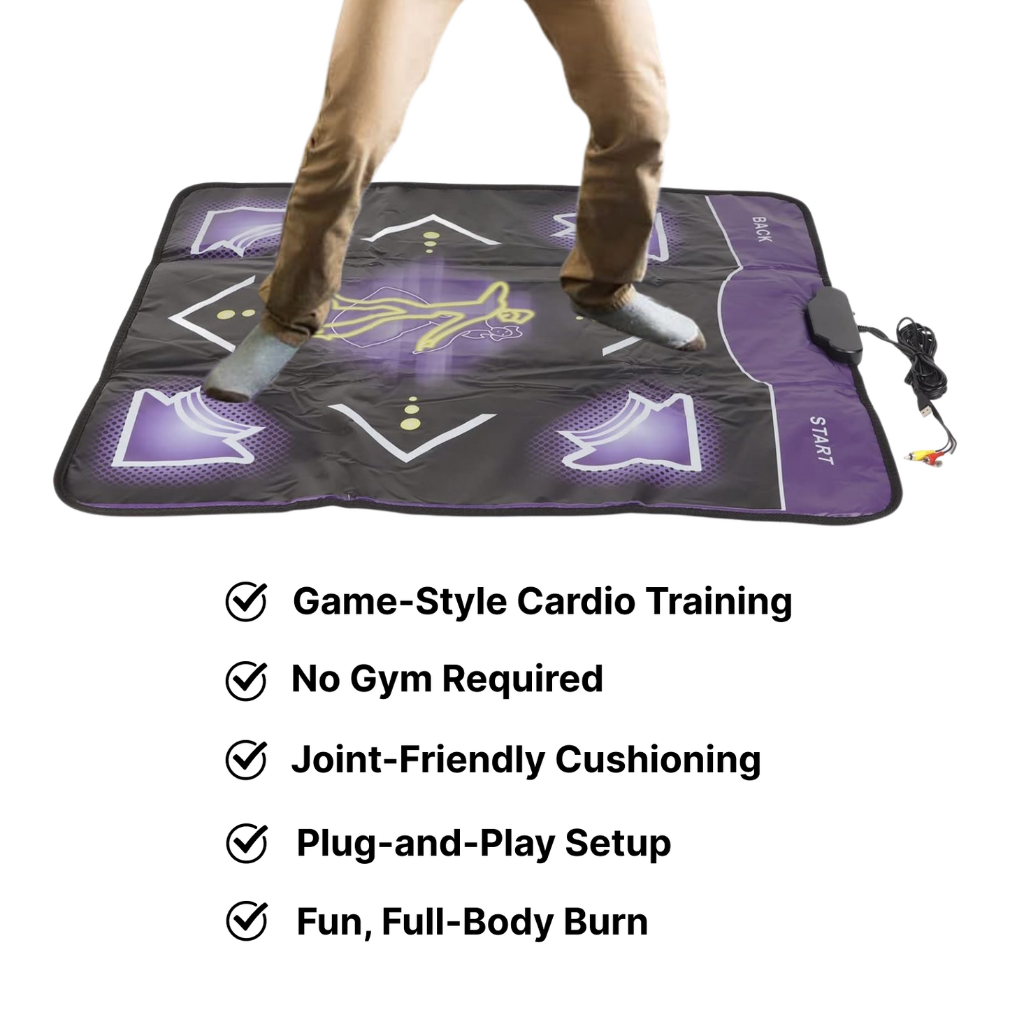 Interactive TV Dance Mat - Fitness Fun at Home