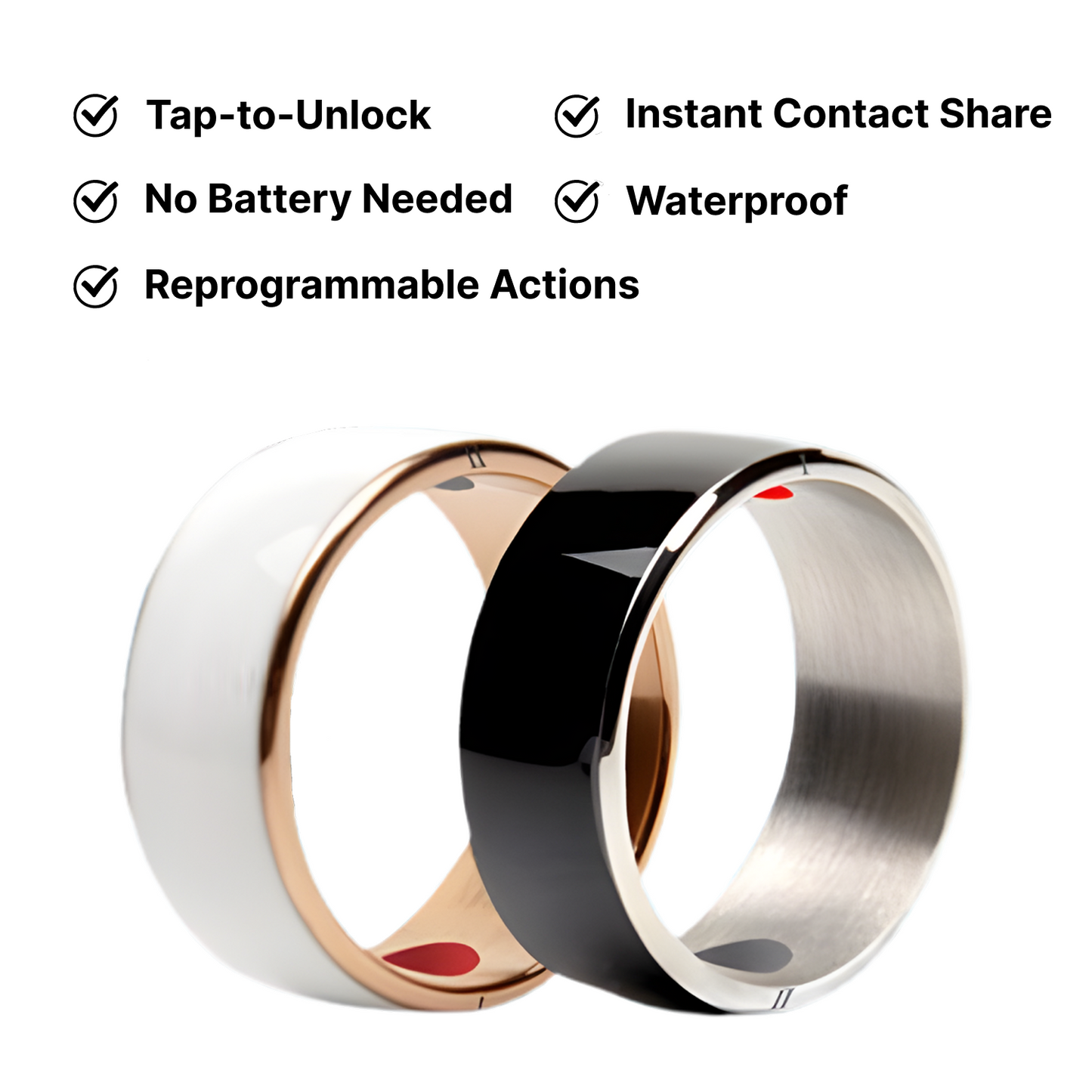 CoreTap NFC Smart Ring - Tap to Unlock