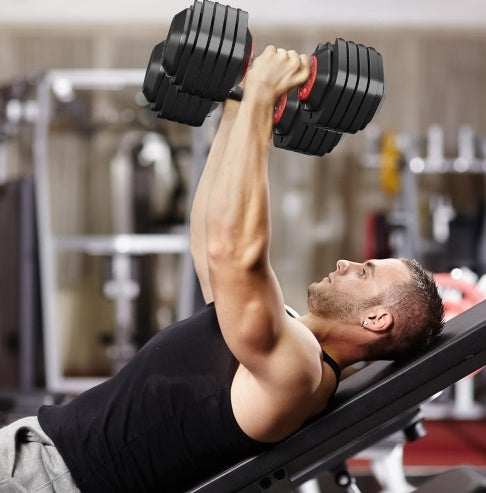 Adjustable 55LB Dumbbell Set Home