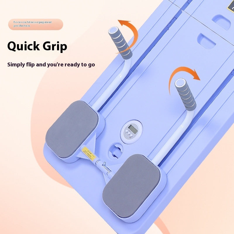 Supine Sit-Up Automatic Rebound Board - Abdominal Exercise Equipment (Foldable)