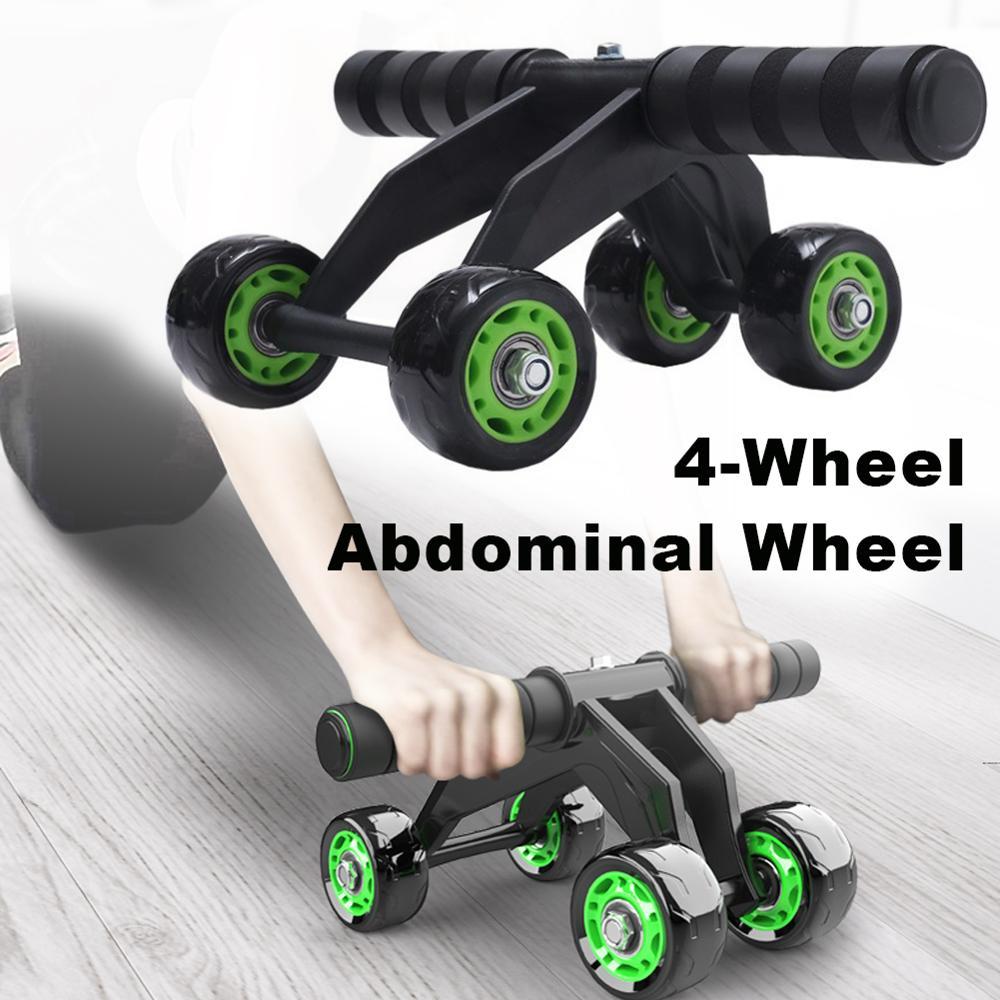 4-Wheel Ab Roller with Ergonomic Foam Handles