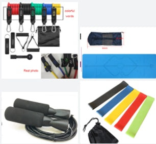11-Piece Full Body Resistance Band Set - 10-150 lbs