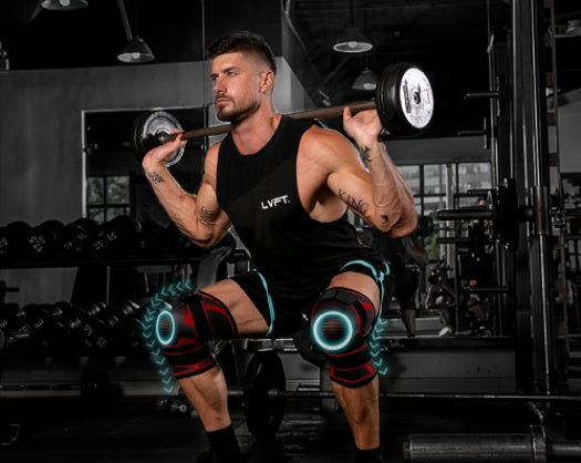 Knee Brace with Dual Straps - Adjustable Compression