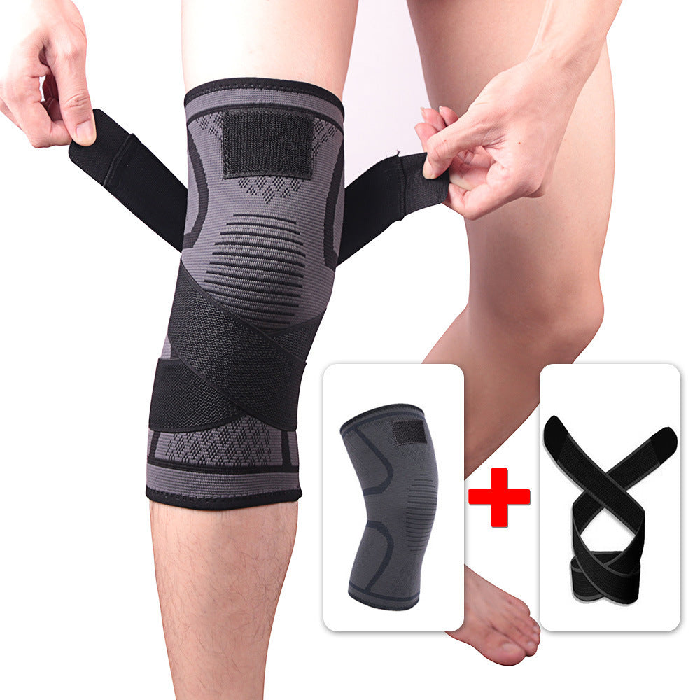 Knee Brace with Dual Straps - Adjustable Compression
