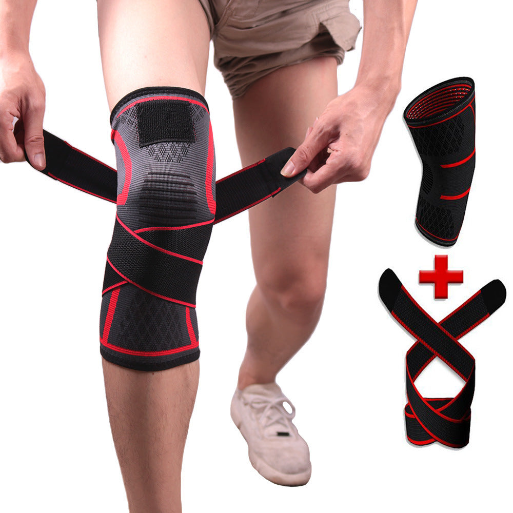 Knee Brace with Dual Straps - Adjustable Compression