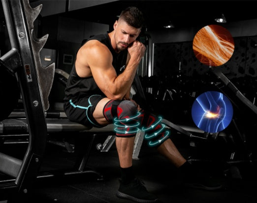 Knee Brace with Dual Straps - Adjustable Compression