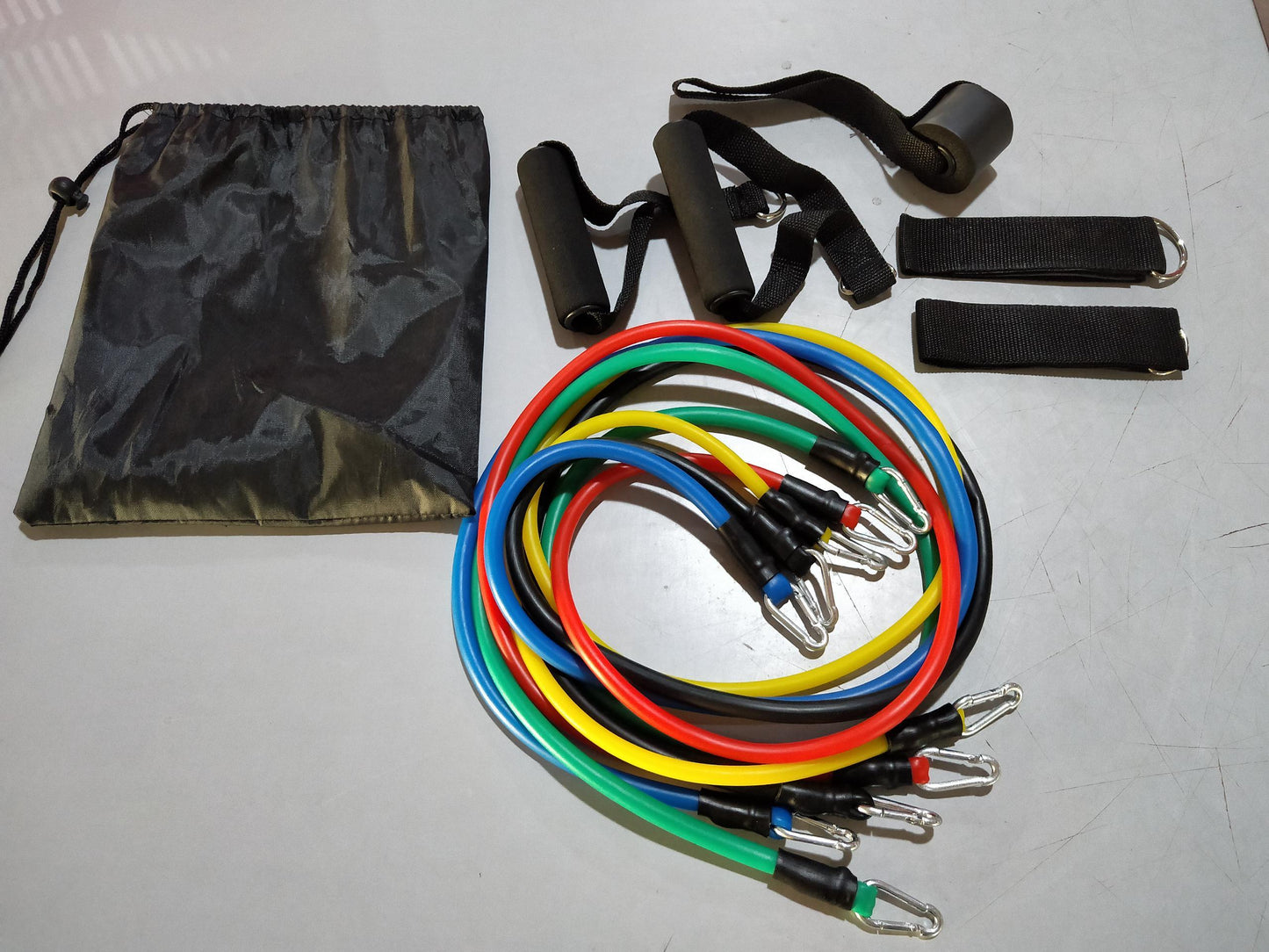 11-Piece Full Body Resistance Band Set - 10-150 lbs