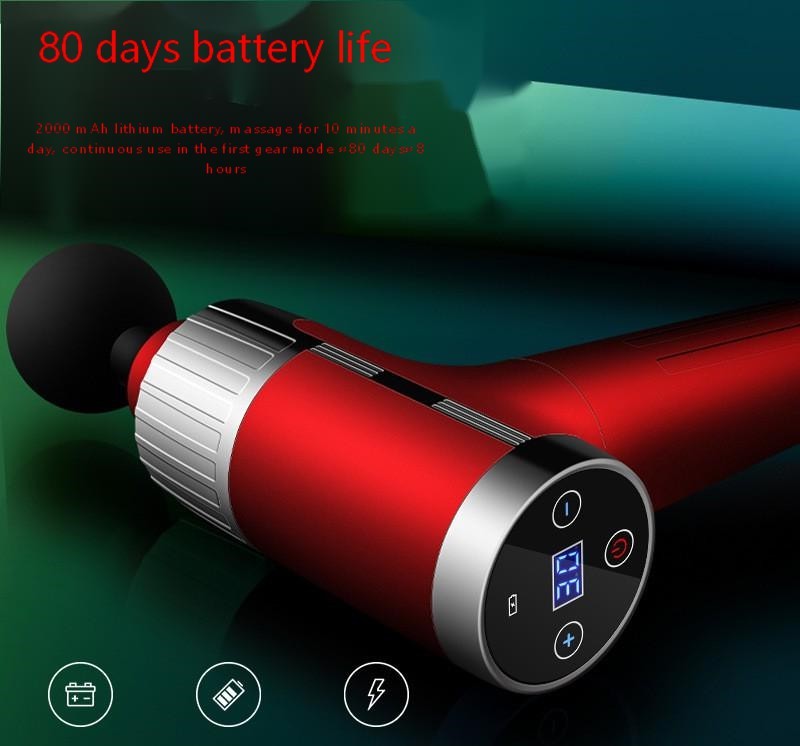 LCD Adjustable Vibration Recovery Gun
