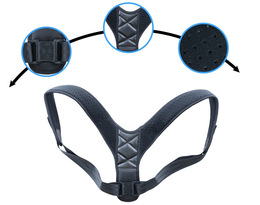 Breathable Posture Corrector Brace - Adjustable Fit