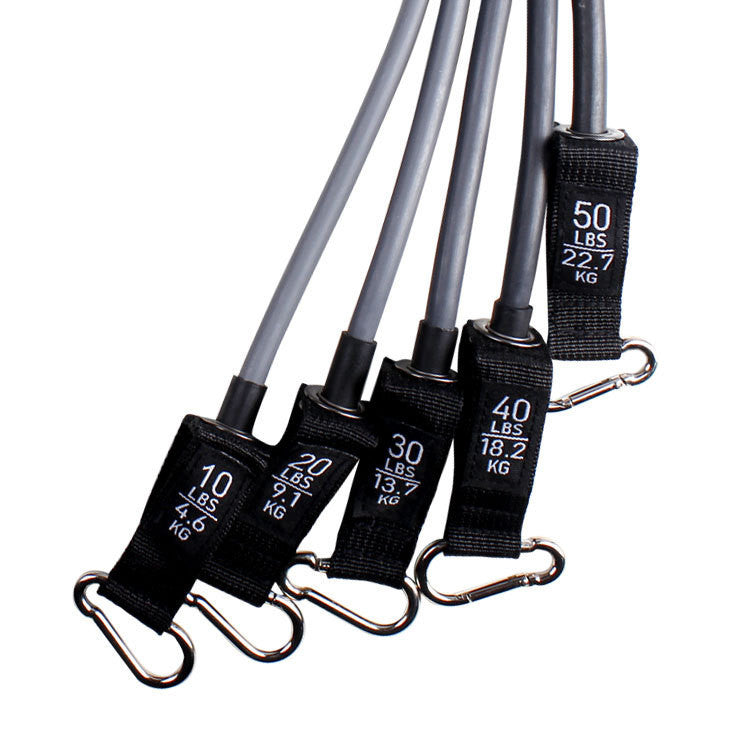 11-Piece Resistance Band Set - Handles, Ankle Straps, Door Anchor & Loop Bands