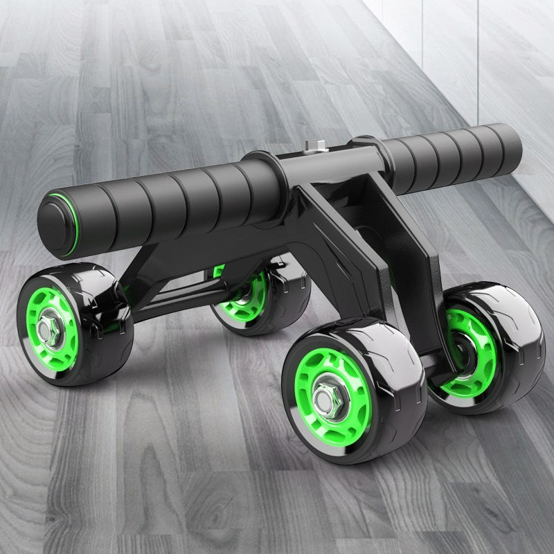 4-Wheel Ab Roller with Ergonomic Foam Handles