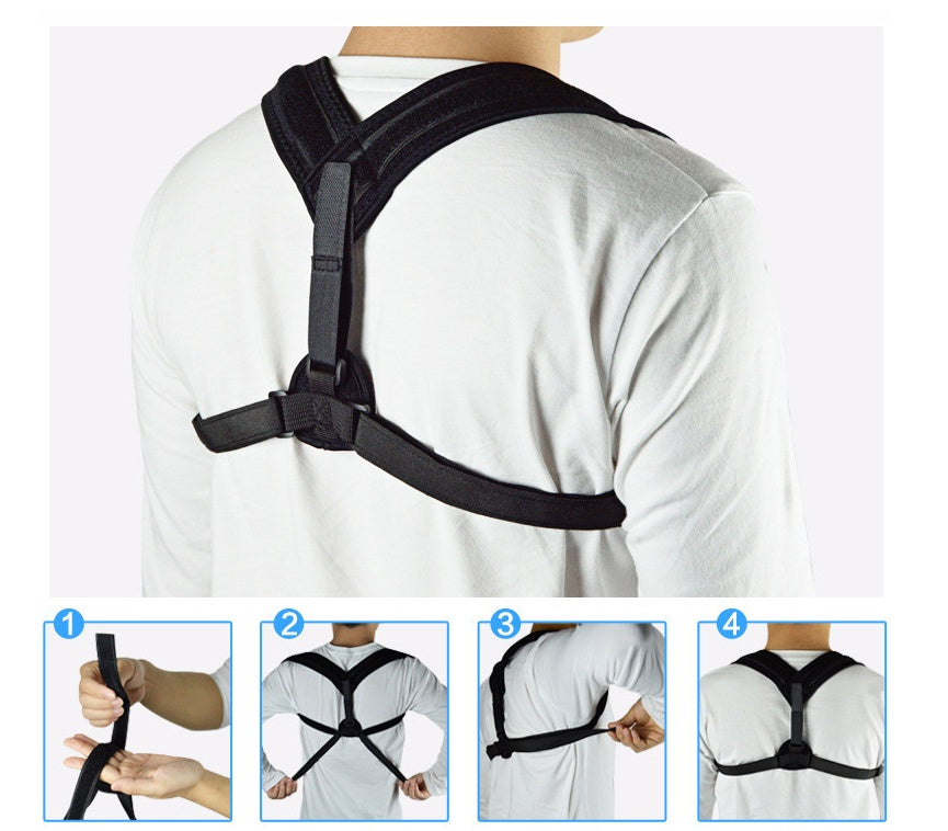 Breathable Posture Corrector Brace - Adjustable Fit