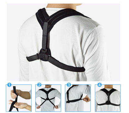 Breathable Posture Corrector Brace - Adjustable Fit
