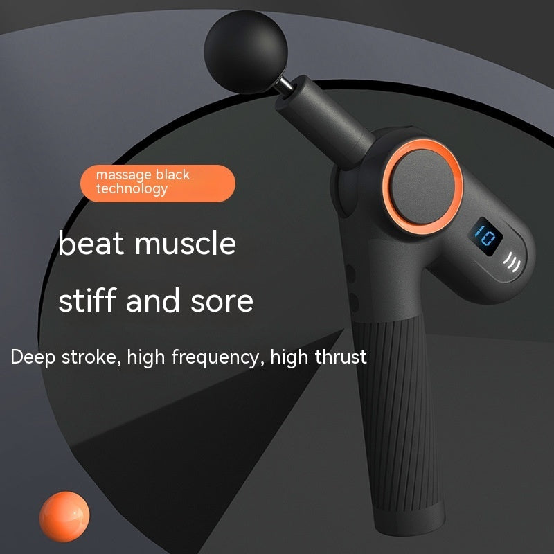 Percussion Massage Gun with LED Display - 4 Heads