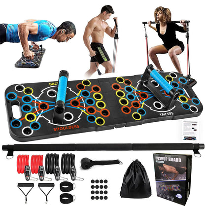 54-Hole Push-Up Board Multi-functional Exercise Board