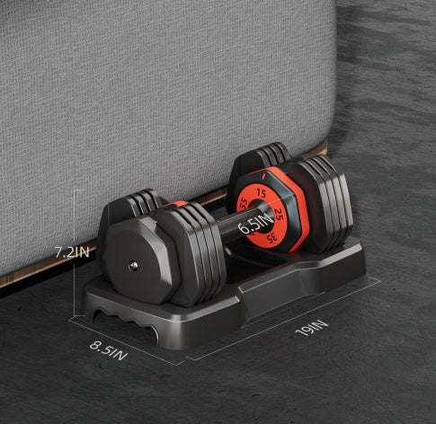 Adjustable 55LB Dumbbell Set Home