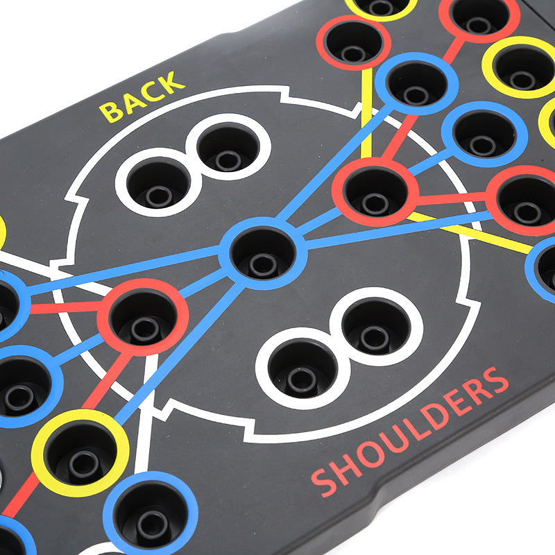 54-Hole Push-Up Board Multi-functional Exercise Board