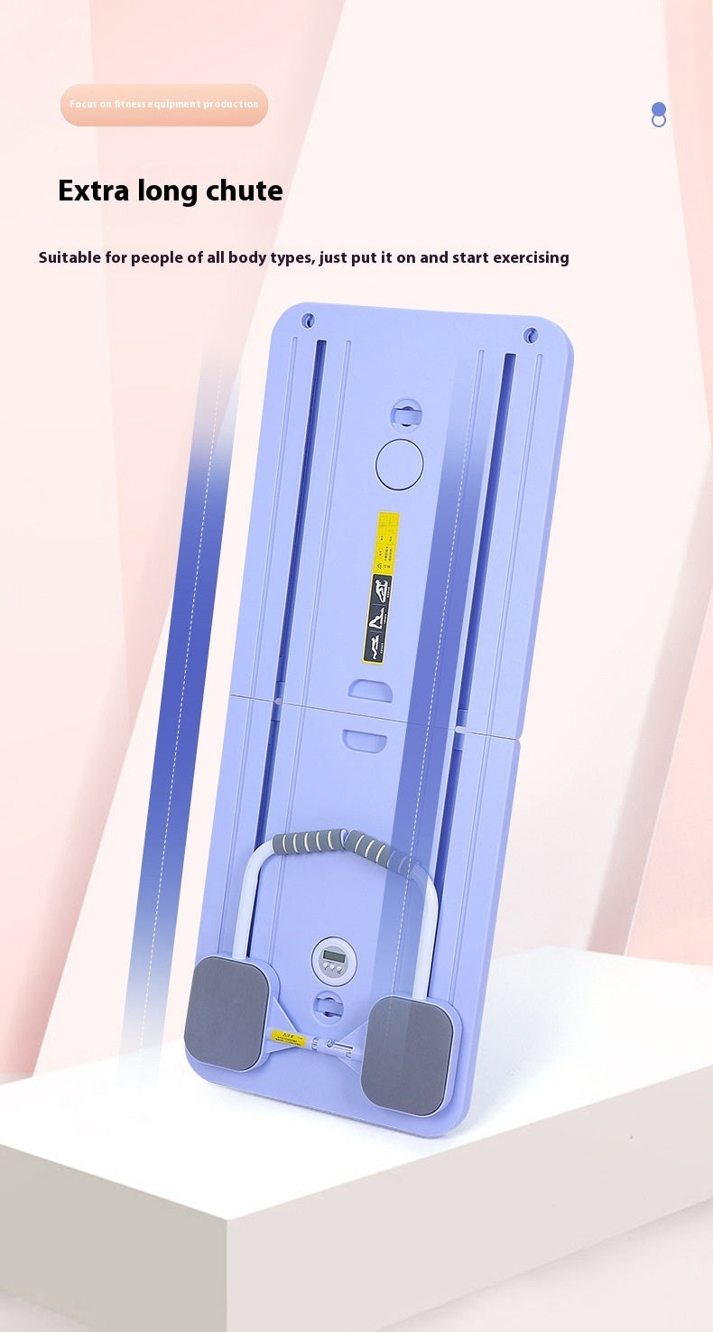 Supine Sit-Up Automatic Rebound Board - Abdominal Exercise Equipment (Foldable)