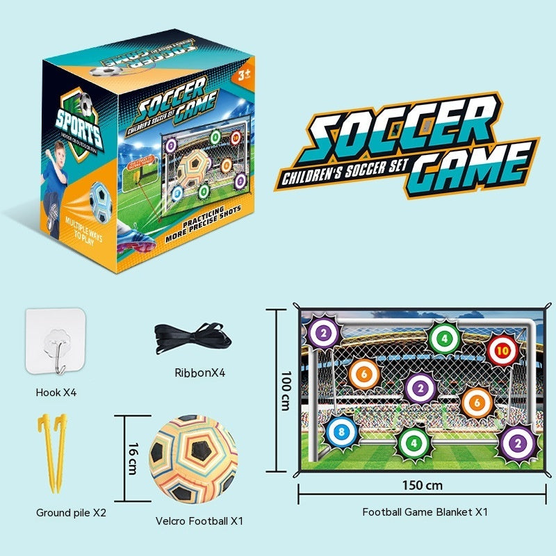 Velcro Soccer Target Game for Kids – Fun Indoor Scoring Practice
