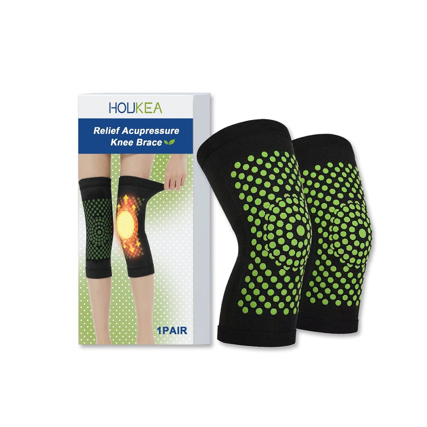 Acupressure Knee Support Sleeve (1 Pair)