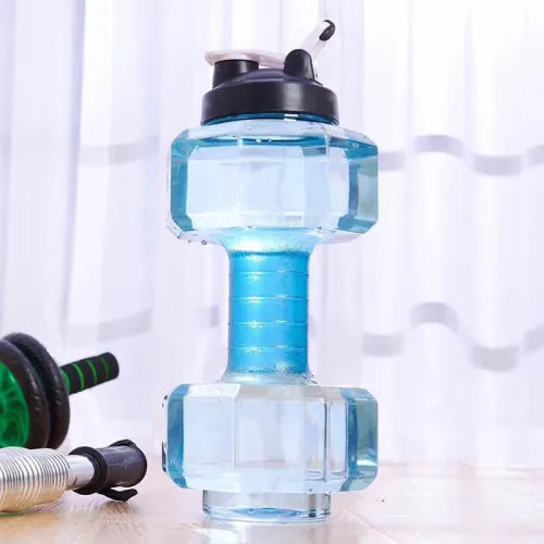 Dumbbell Water Bottle – 2.2L BPA-Free Sports Jug