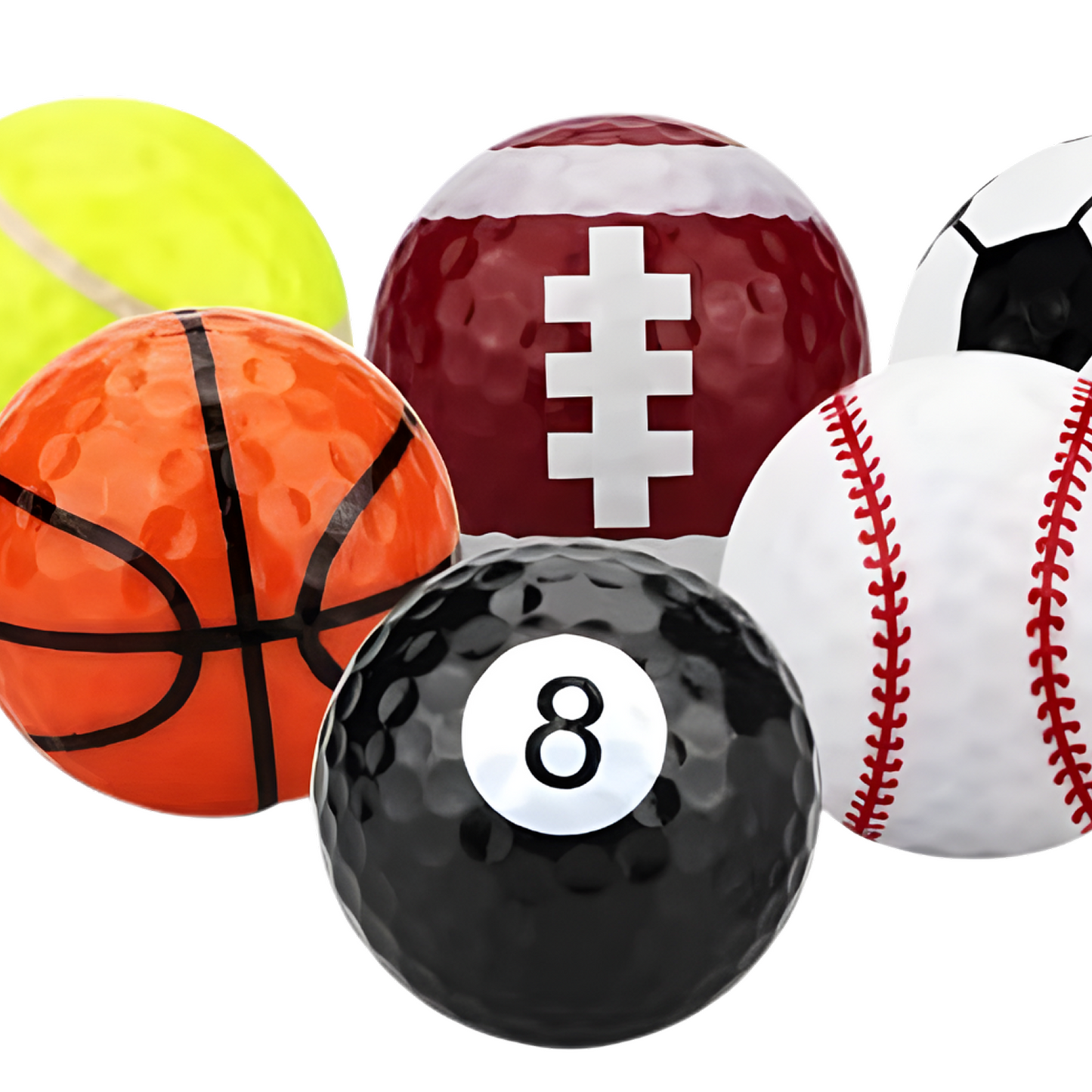 Sports-Themed Golf Balls – Fun Practice Balls for All Skill Levels