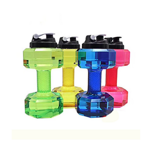 Dumbbell Water Bottle – 2.2L BPA-Free Sports Jug for Gym & Travel