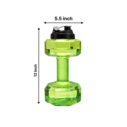 Dumbbell Water Bottle – 2.2L BPA-Free Sports Jug