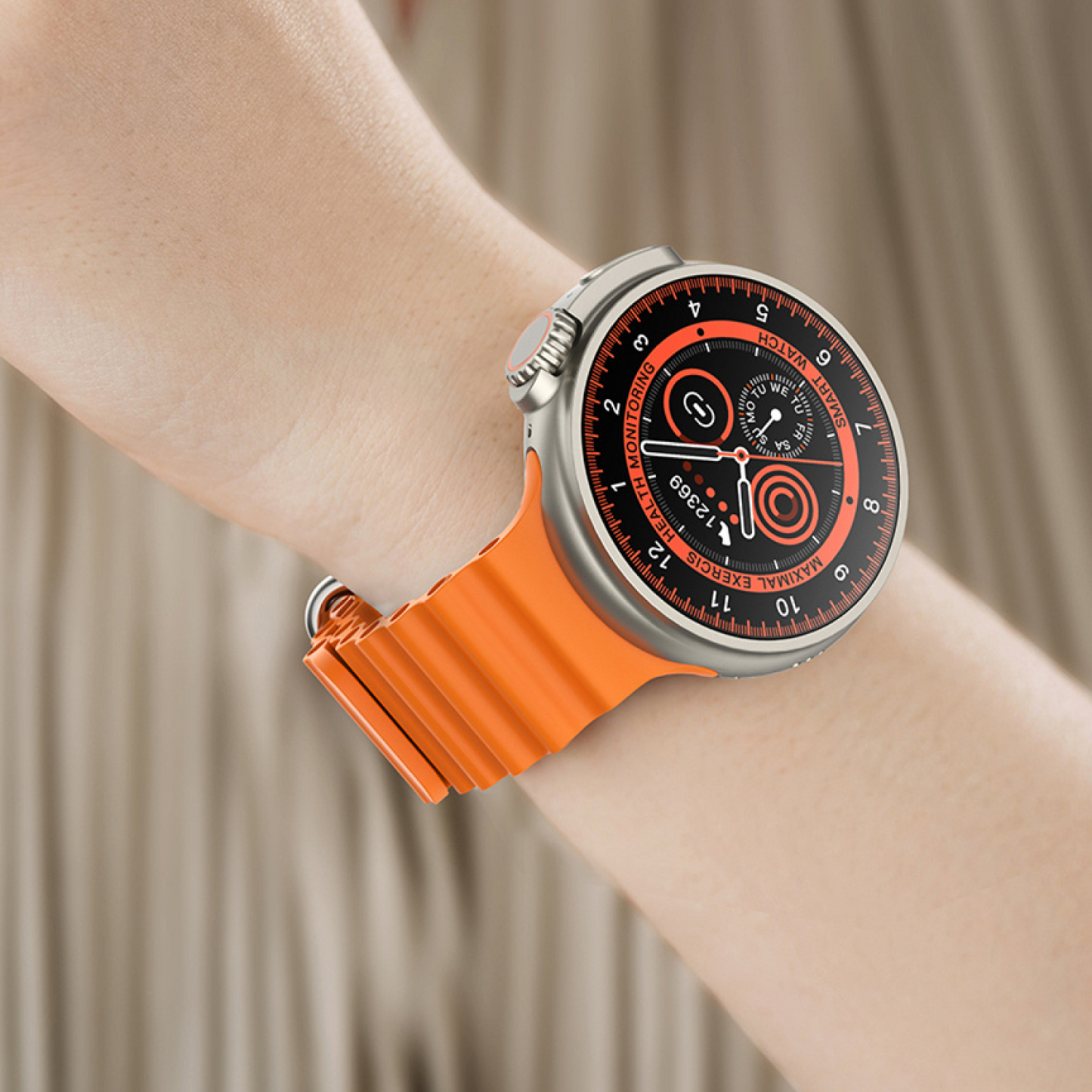 Active NFC Smart Watch with Bluetooth Call & Health Tracking