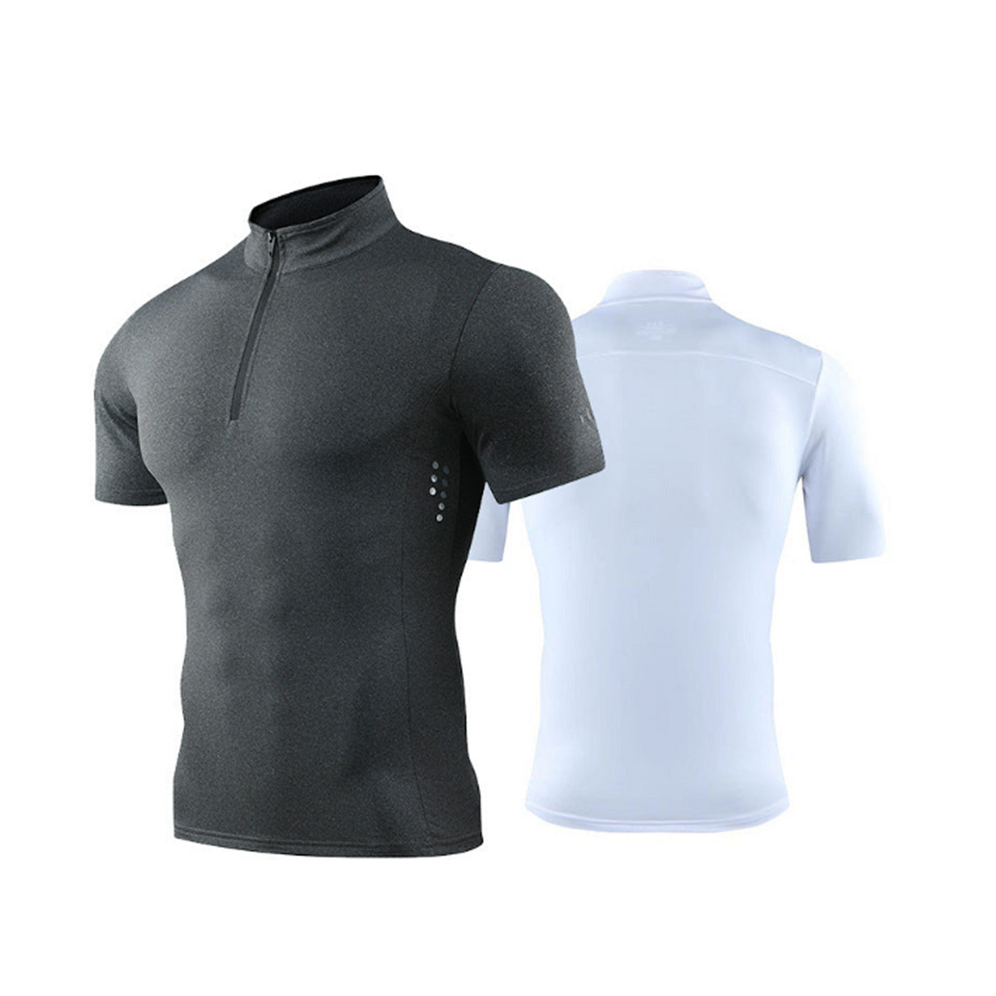 Men’s Quarter Zip Compression Fitness Shirt