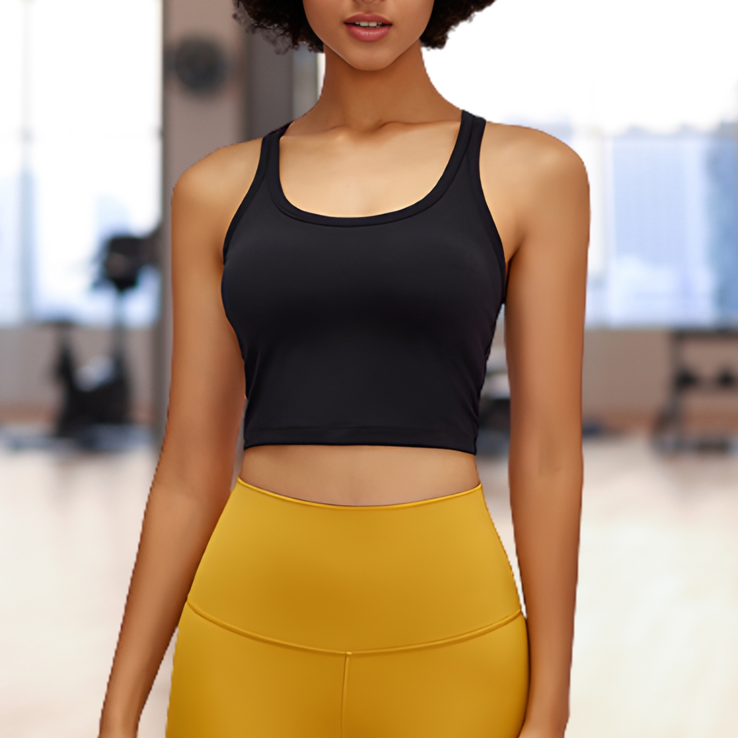 The Anchor Crop: Women's Moisture-Wicking Fitness Tank Top