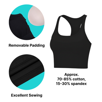 The Anchor Crop: Women's Moisture-Wicking Fitness Tank Top