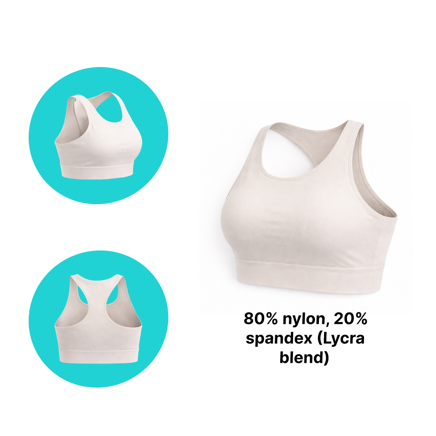 High Waist Active Lycra Set - Women's Activewear