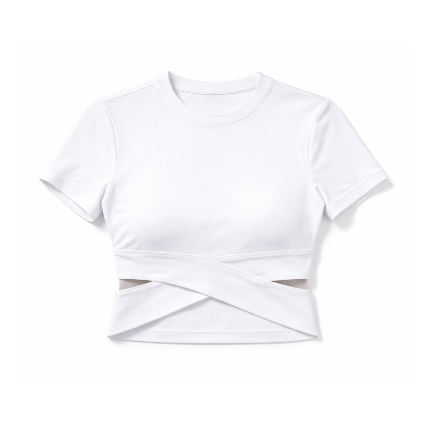 Women's Long Sleeve Activewear Crop Top (Thumbholes)