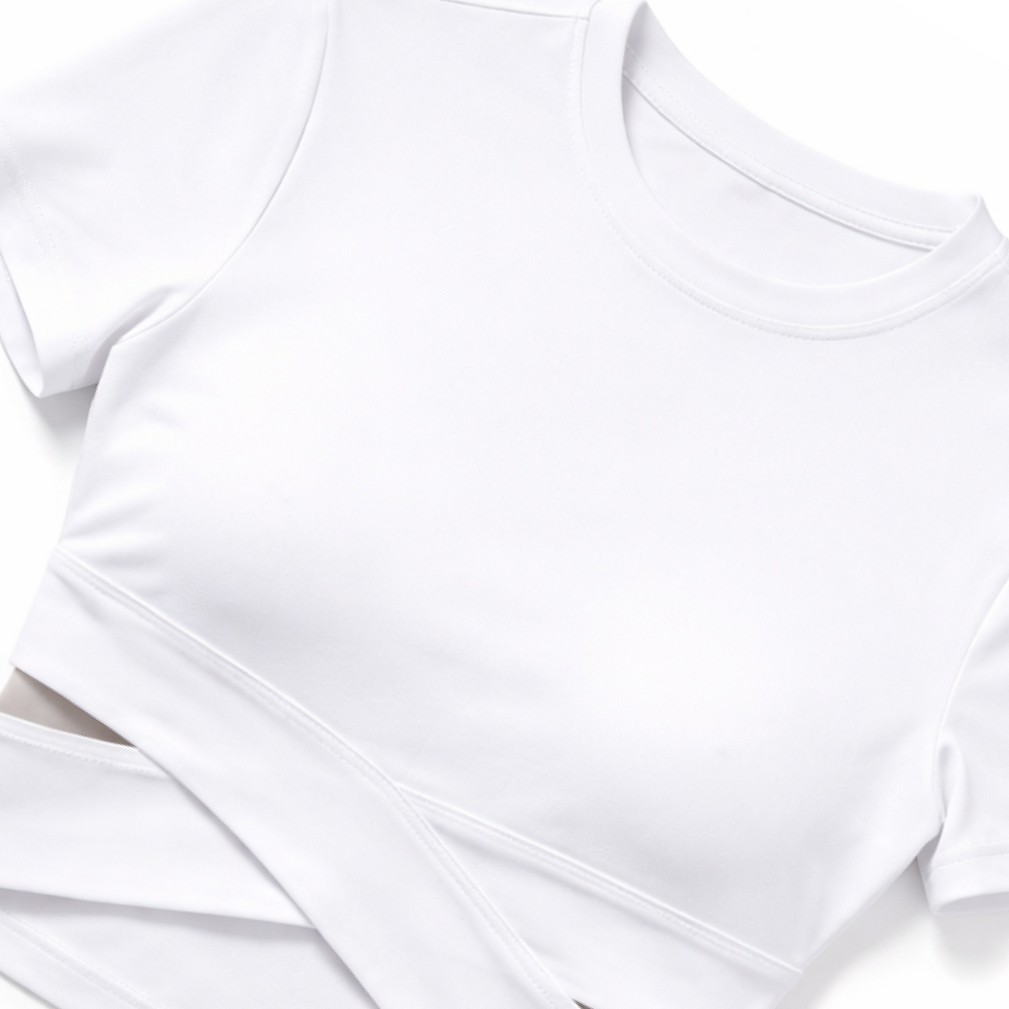 Women's Long Sleeve Activewear Crop Top (Thumbholes)