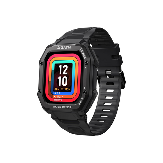 Rugged Smartwatch (20 Sport Modes) - 50-Day Battery