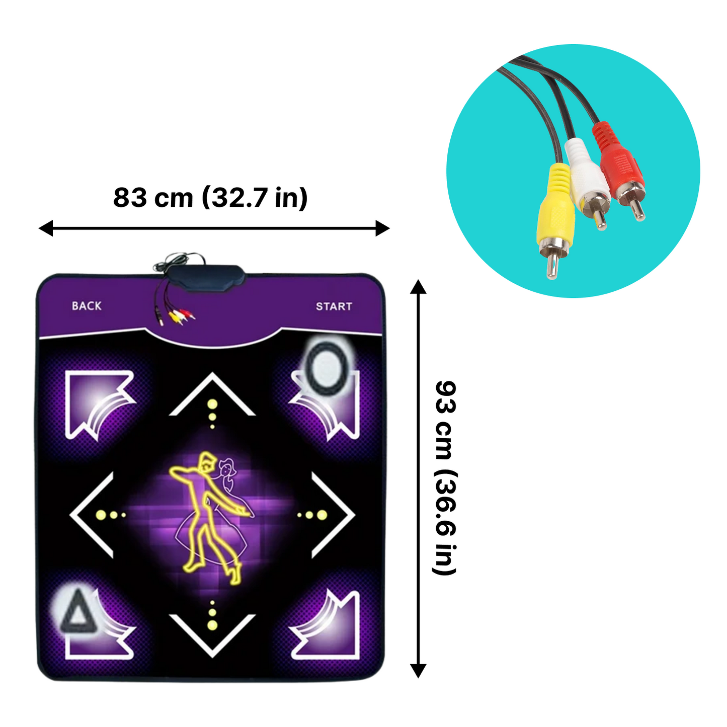 Interactive TV Dance Mat - Fitness Fun at Home