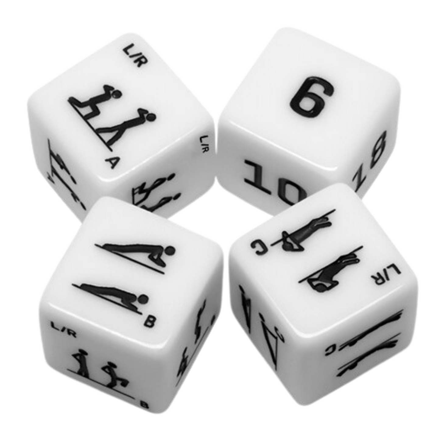 4-Dice Workout Set - Full Body Randomizer