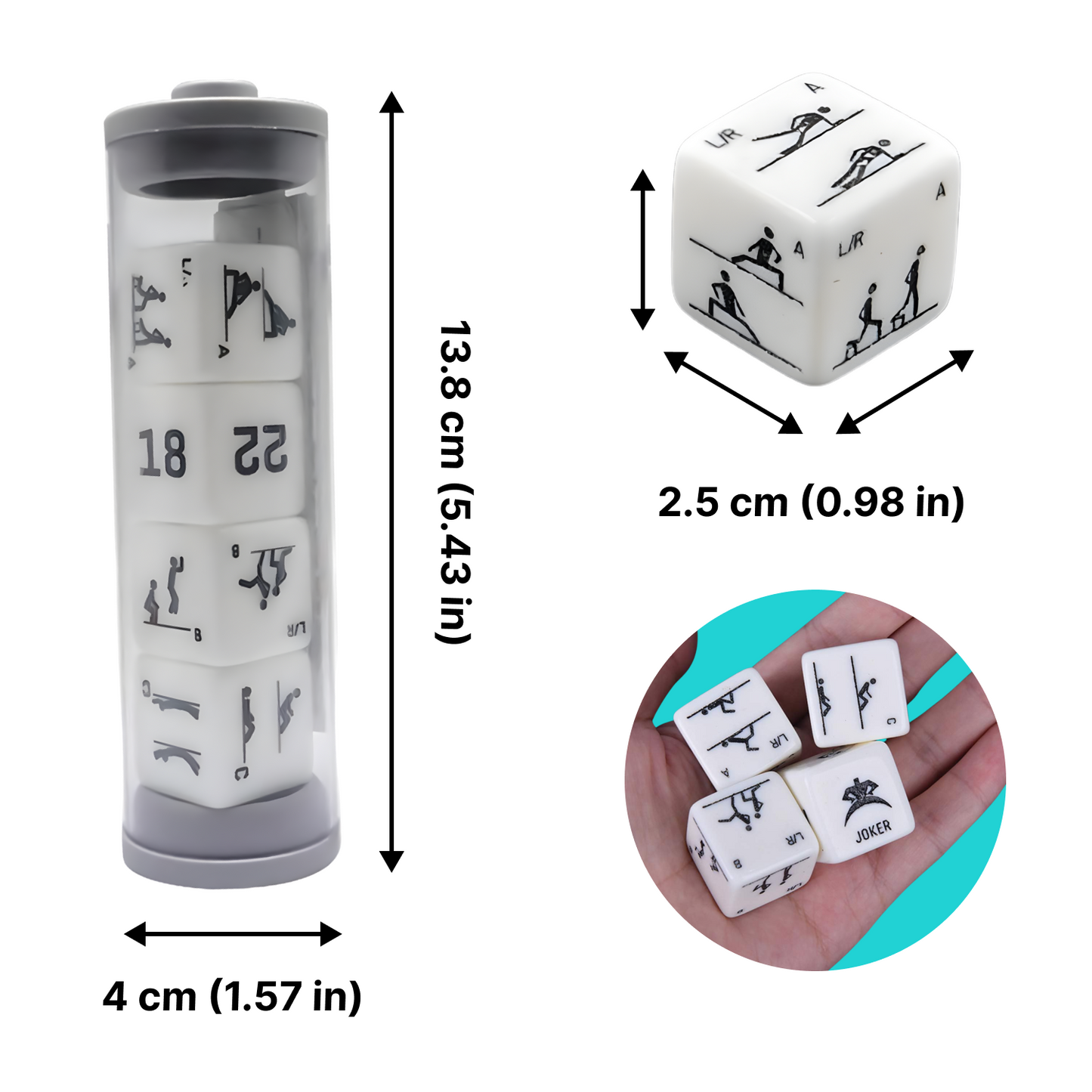 4-Dice Workout Set - Full Body Randomizer