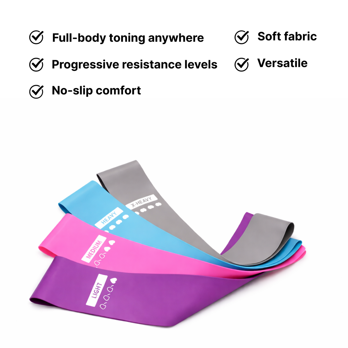 Non-Slip Resistance Loop Bands (4 Levels)