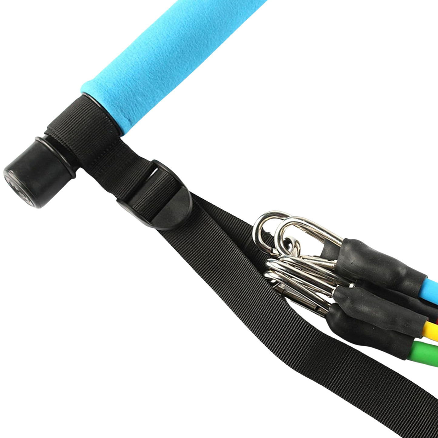 Portable Barbell Bar - Resistance Band System