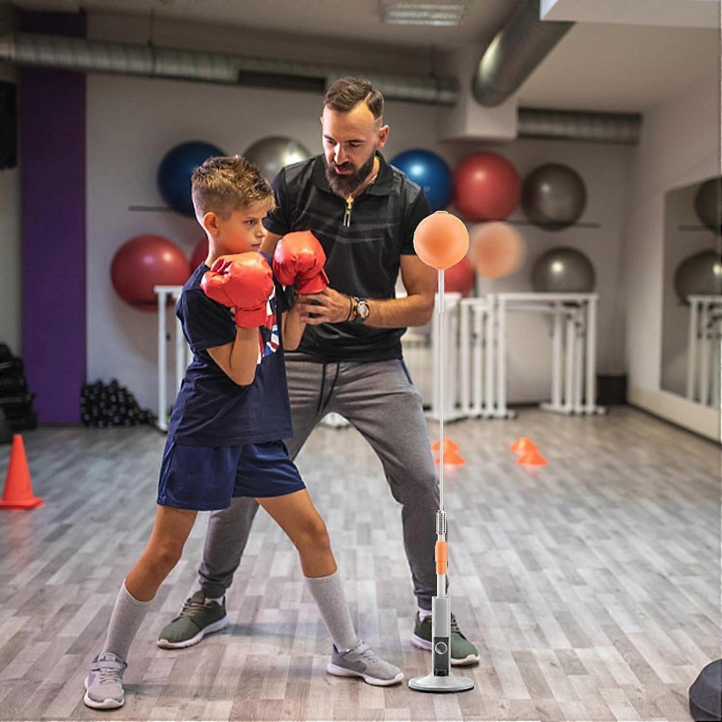 Adjustable Boxing Speed Ball – Reflex Trainer for Kids & Adults