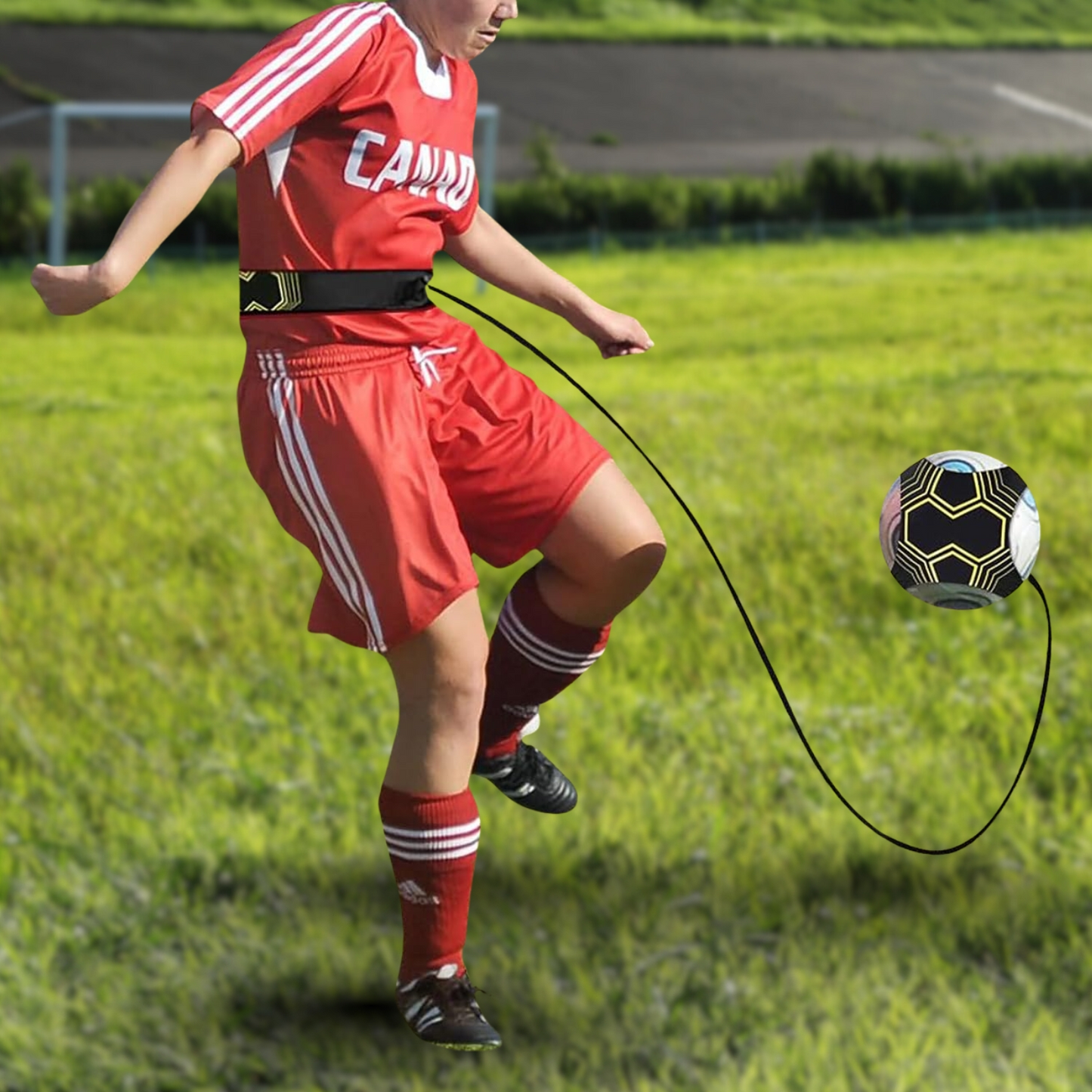 Soccer Kick Trainer Belt for Solo Practice