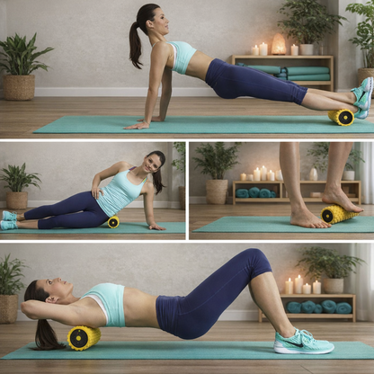 Spiky Electric Foam Roller - Targeted Muscle Recovery