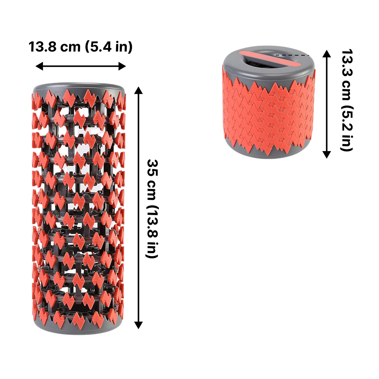 Arrow-Textured Foam Roller - Muscle Recovery