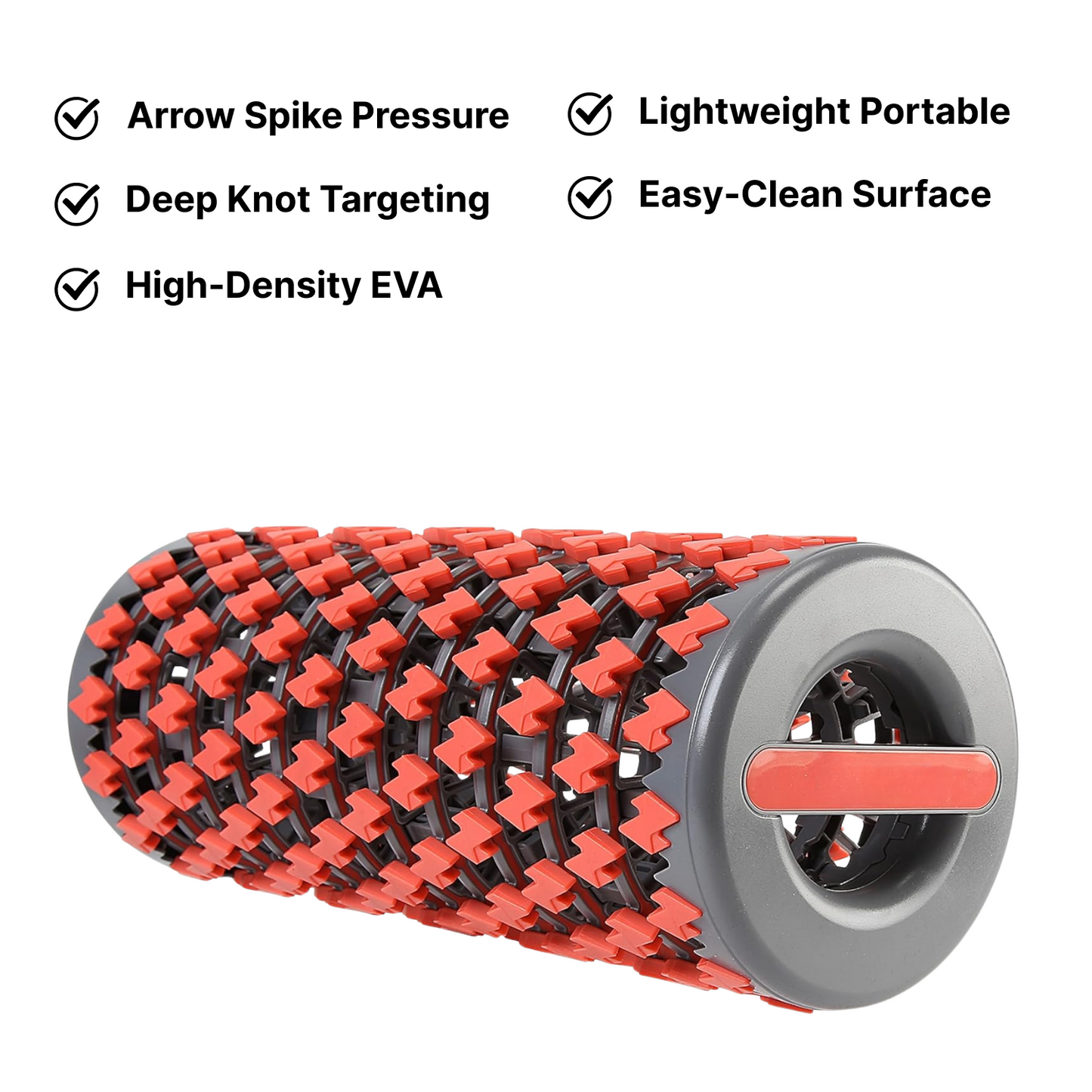 Arrow-Textured Foam Roller - Muscle Recovery