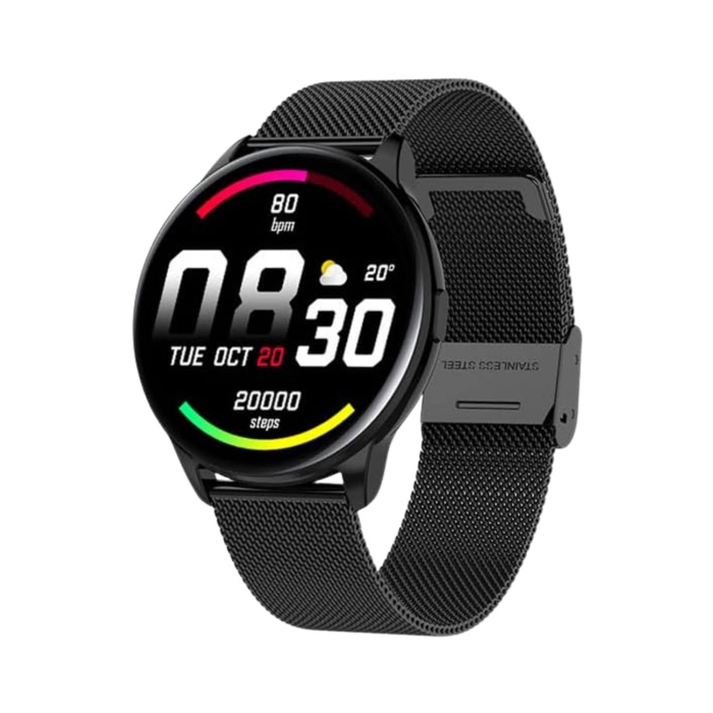 MoveFit Round Smart Watch – Where Fitness Meets Fashion