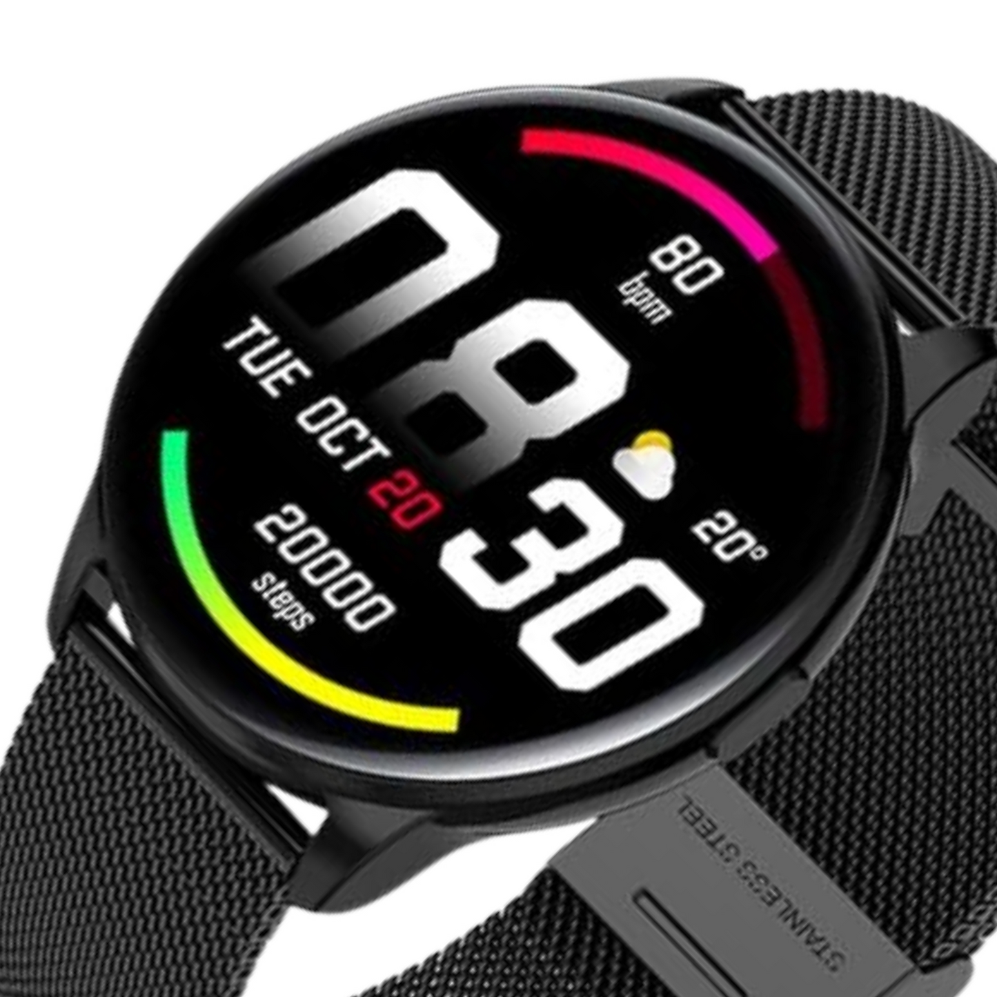 MoveFit Round Smart Watch – Where Fitness Meets Fashion