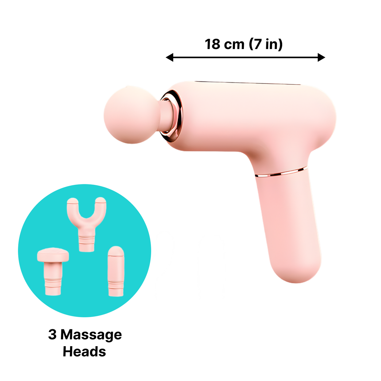 Women's Compact Massage Gun (USB Rechargeable)