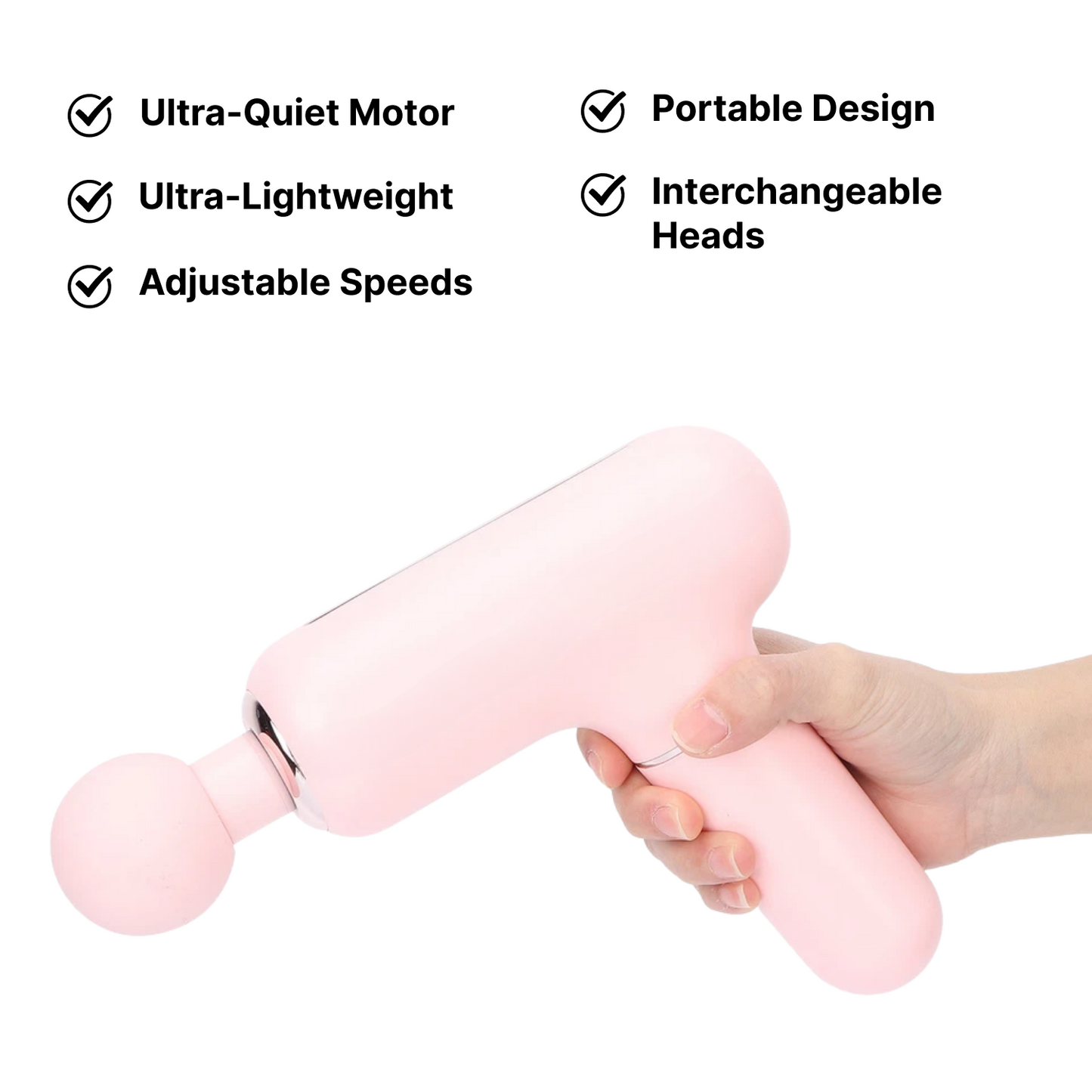 Women's Compact Massage Gun (USB Rechargeable)